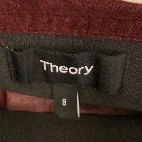 Brand new Theory Bordeaux velvet leggings size 8 - Picture 4 of 5